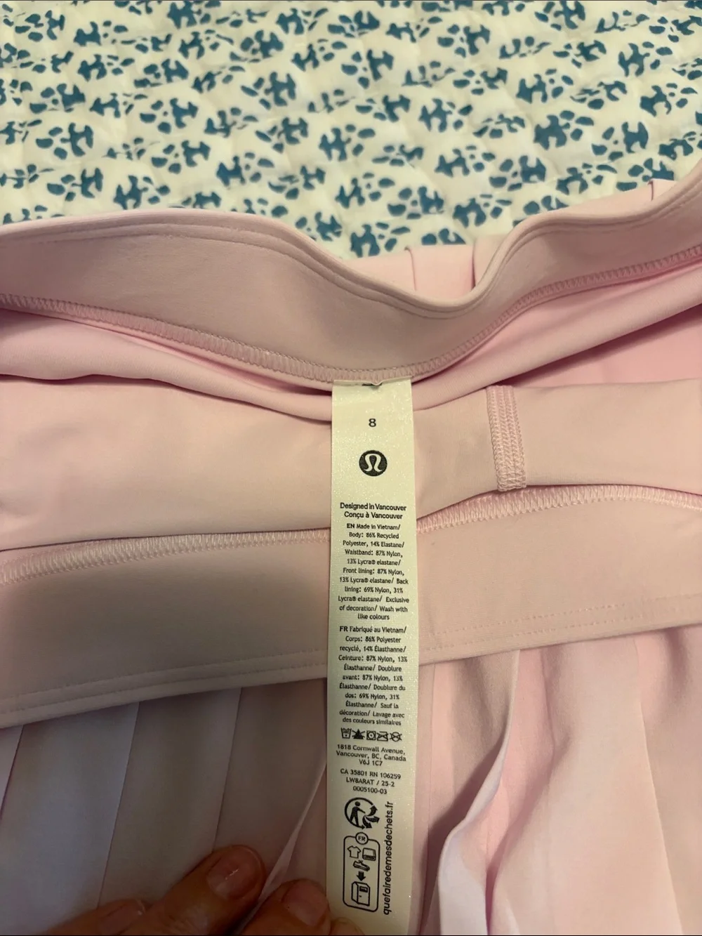 NWT Lululemon tennis skirt size 8 - Picture 2 of 5